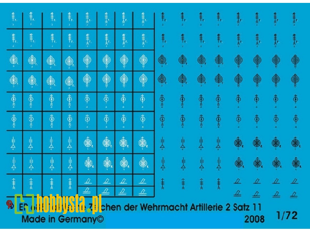 Wehrmacht Markings Heavy Artillery Set No. 11 - image 1
