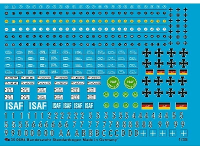 Modern German Army Iron Crosses, Road Class Signs, Tactical Markings - image 1
