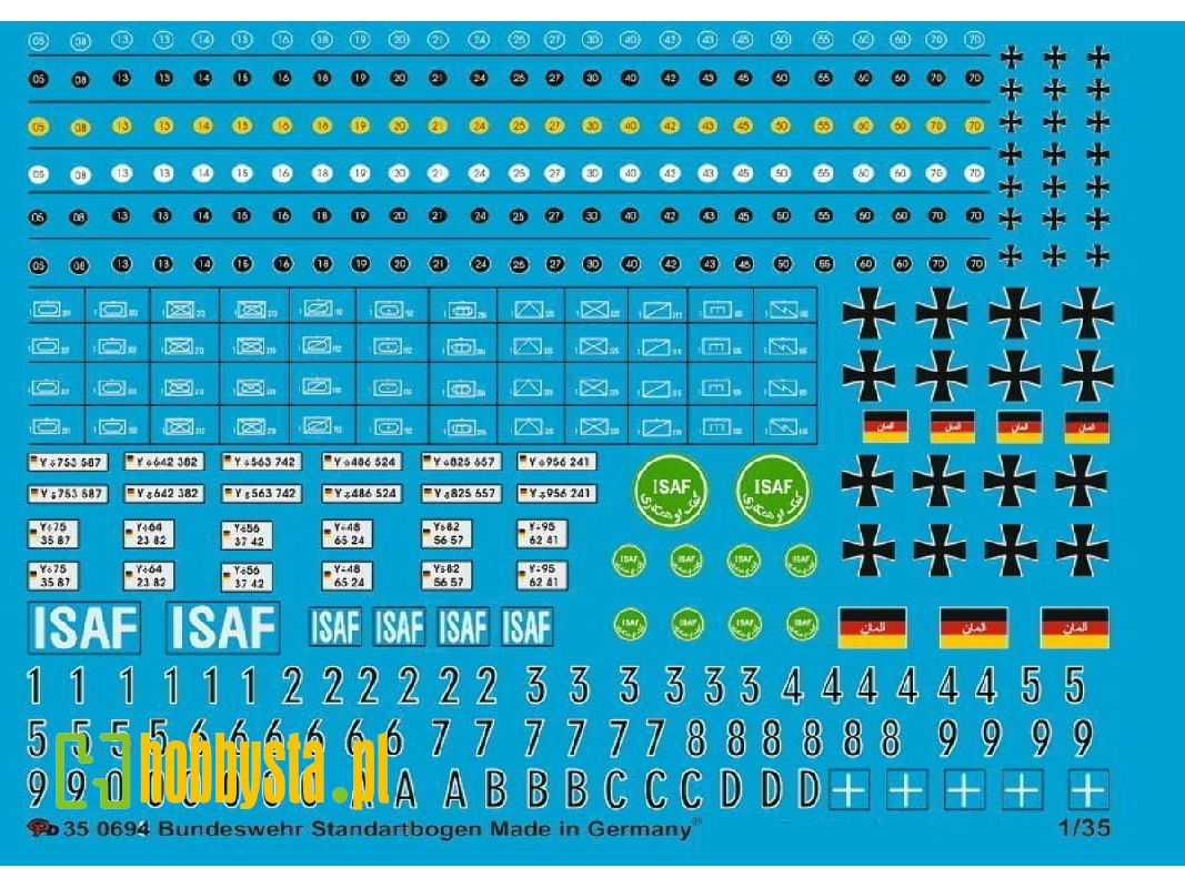 Modern German Army Iron Crosses, Road Class Signs, Tactical Markings - image 1