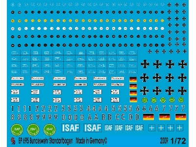 Modern German Army Iron Crosses, Road Class Signs, Tactical Markings - image 1