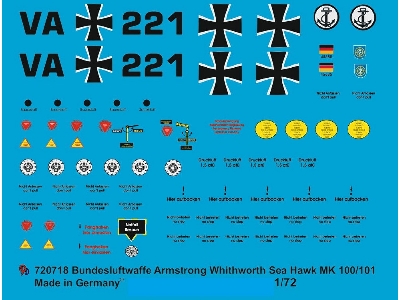Markings For German Bundesmarine Sea Hawk - image 1