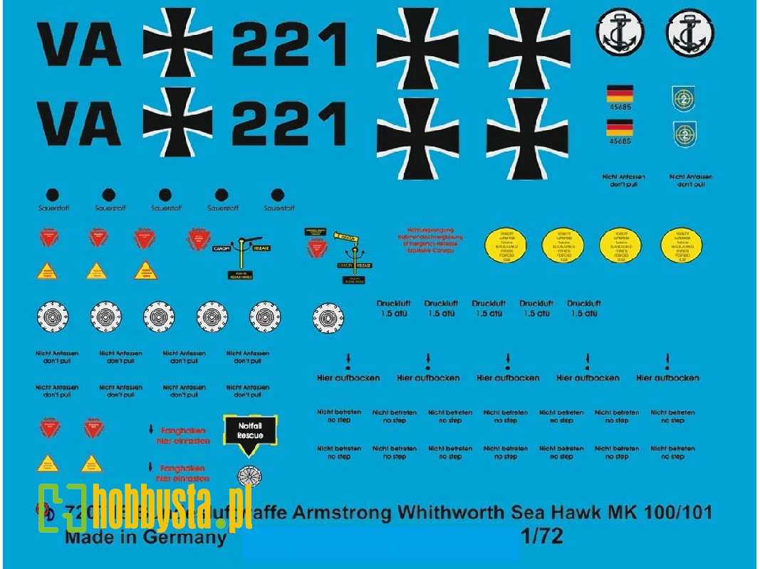 Markings For German Bundesmarine Sea Hawk - image 1