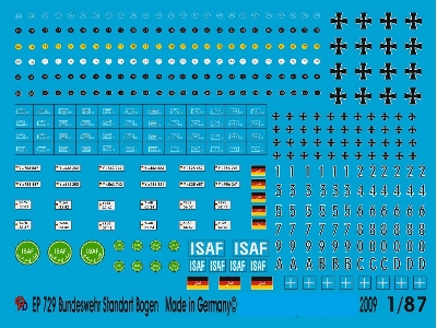 Modern German Army Iron Crosses, Road Class Signs, Tactical Markings - image 1