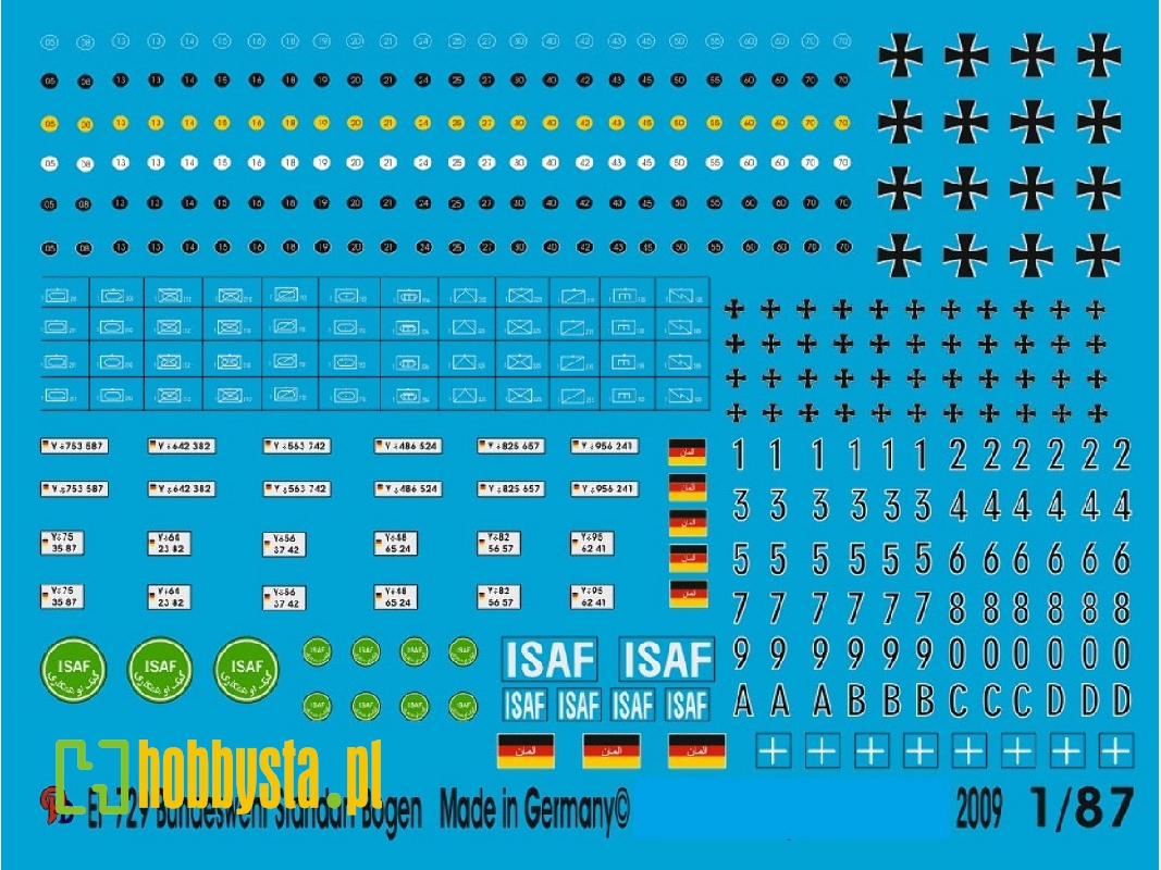 Modern German Army Iron Crosses, Road Class Signs, Tactical Markings - image 1