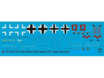 Bf 109 G 6 Ofw Heinrich Bartels - image 1