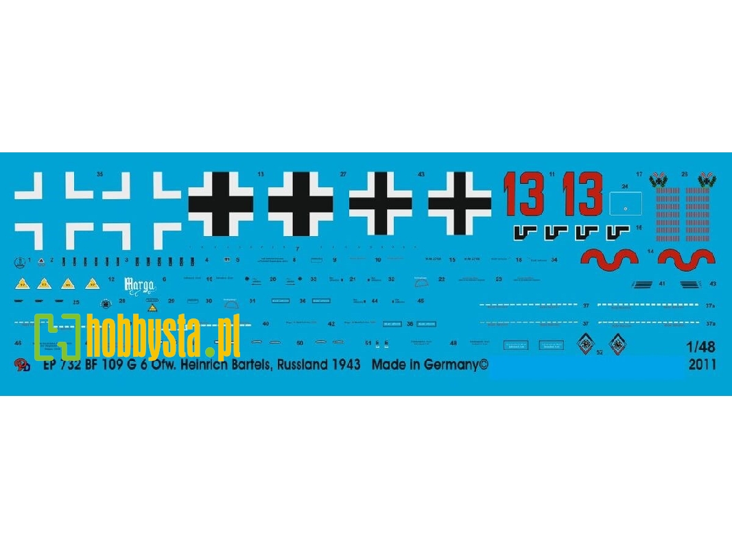 Bf 109 G 6 Ofw Heinrich Bartels - image 1