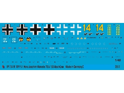 Bf 109 F Hans Joachim Marseile Africa - image 1