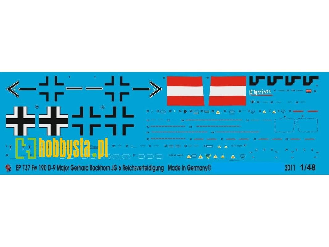 Fw 190 D 9 Major Gerhard Backhorn - image 1