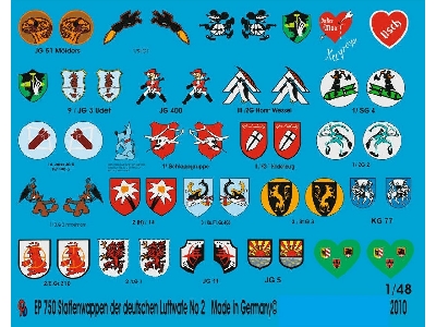 German Luftwaffe Different Fighter Unit Signs No. 2 - image 1