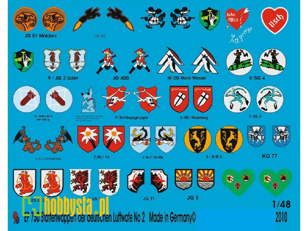 German Luftwaffe Different Fighter Unit Signs No. 2 - image 1