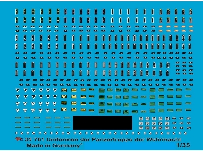 Wehrmacht Uniform Insignia No. 2 Tank Corps - Generals And Camouflage Uniforms - image 1