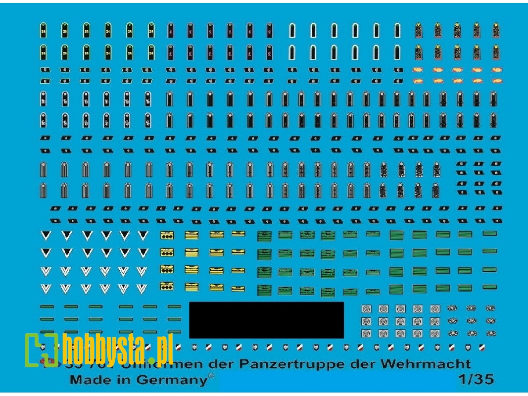 Wehrmacht Uniform Insignia No. 2 Tank Corps - Generals And Camouflage Uniforms - image 1