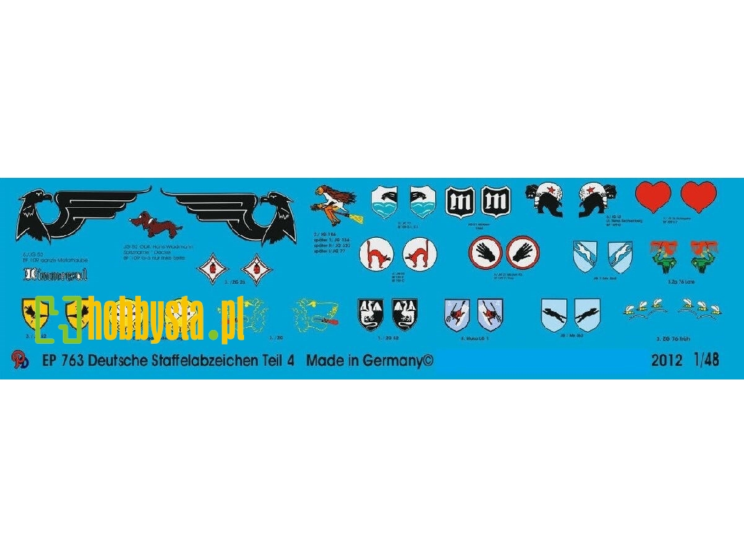 German Luftwaffe Different Fighter Unit Signs No. 4 - image 1
