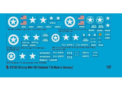 Us Army Markings M3-m8 And Sherman M4a1 - image 1