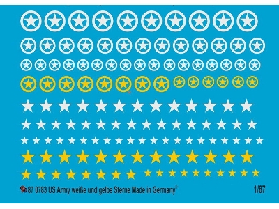 Us Army White And Yellow Stars - image 1