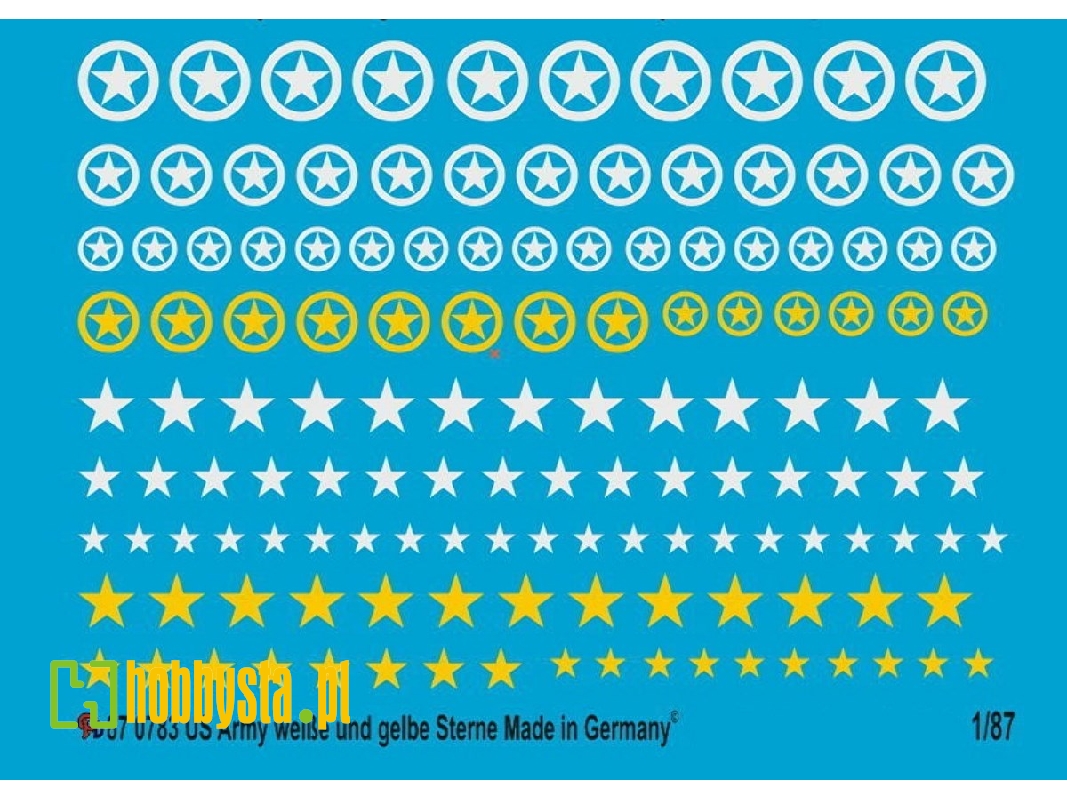Us Army White And Yellow Stars - image 1