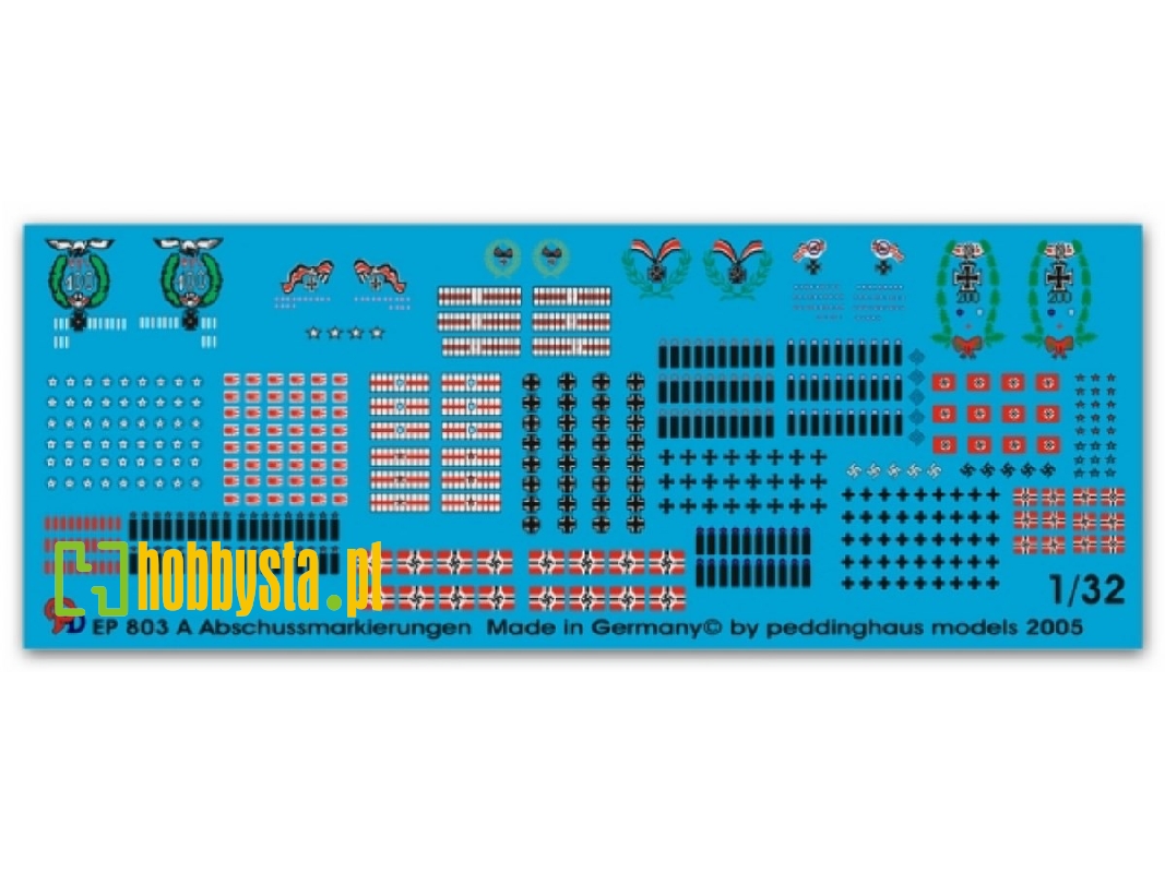 German And Us Aircraft Kill Markings Overseas Version With Complete Swastica - image 1
