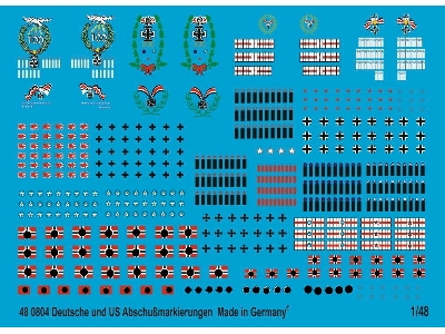 German And Us Aircraft Kill Markings Overseas Version Complete Swastika - image 1