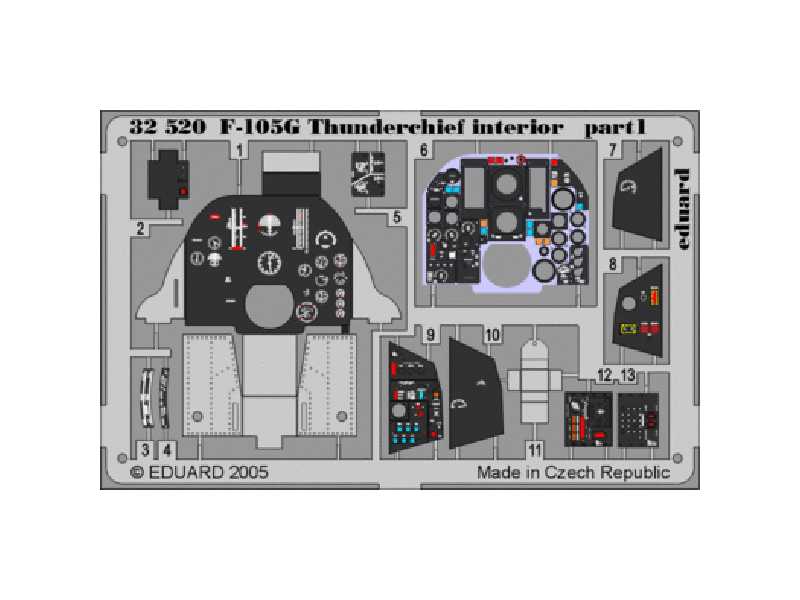 F-105G interior 1/32 - Trumpeter - image 1