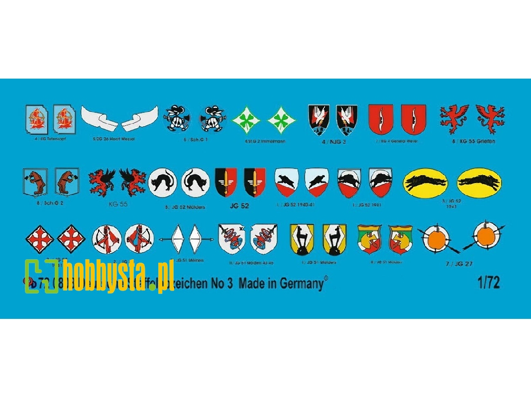 German Luftwaffe Fighter Different Unit Signs No. 3 - image 1