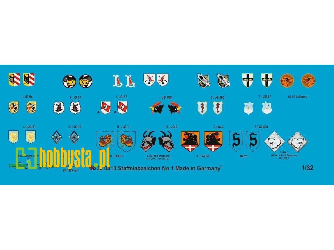 German Luftwaffe Fighter Different Unit Signs No. 1 - image 1