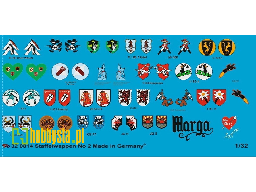 German Luftwaffe Fighter Different Unit Signs No. 2 - image 1