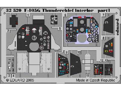 F-105G interior 1/32 - Trumpeter - image 2