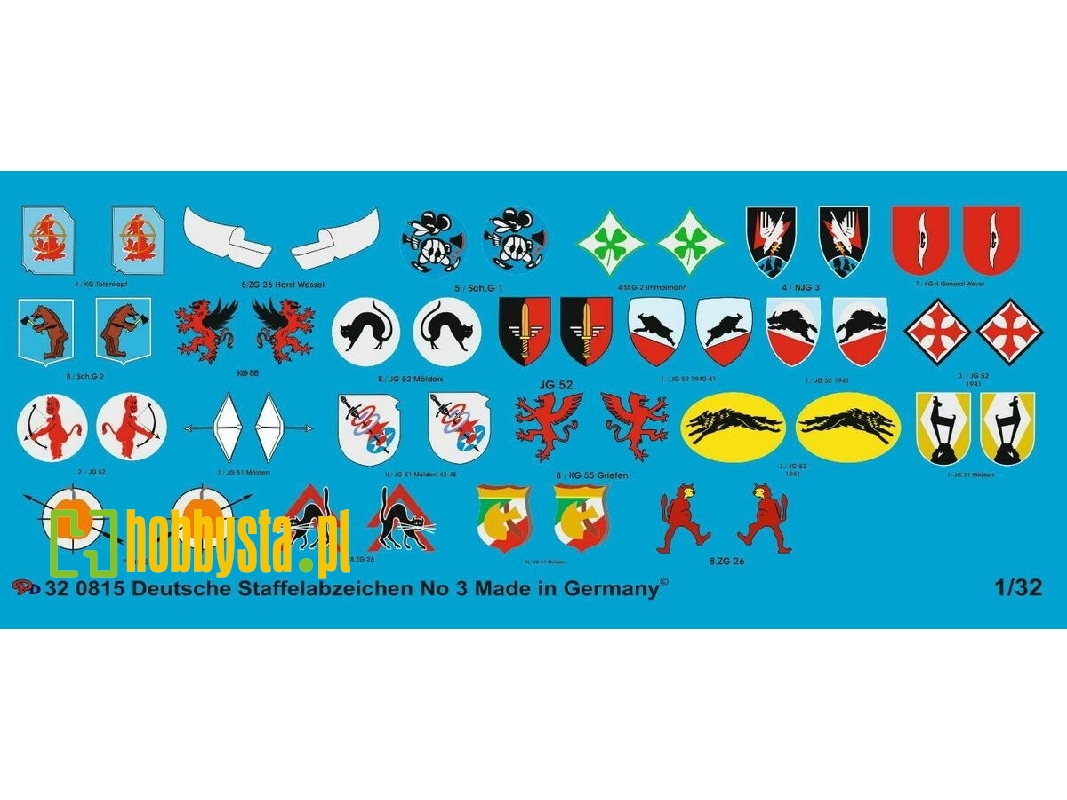 German Luftwaffe Fighter Different Unit Signs No. 3 - image 1