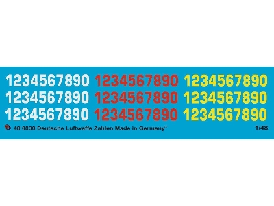 German Airforce Numbers No. 1 - image 1