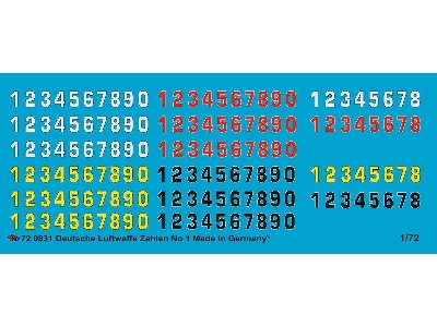 German Airforce Numbers No. 1 - image 1
