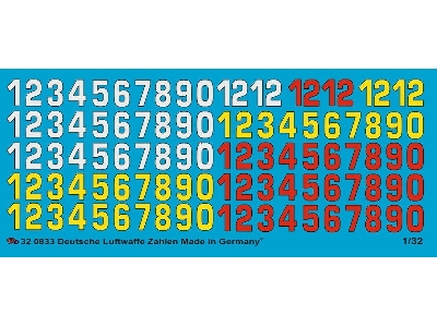 German Airforce Numbers No. 1 - image 1
