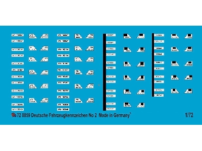German Number Plates No. 2 - image 1