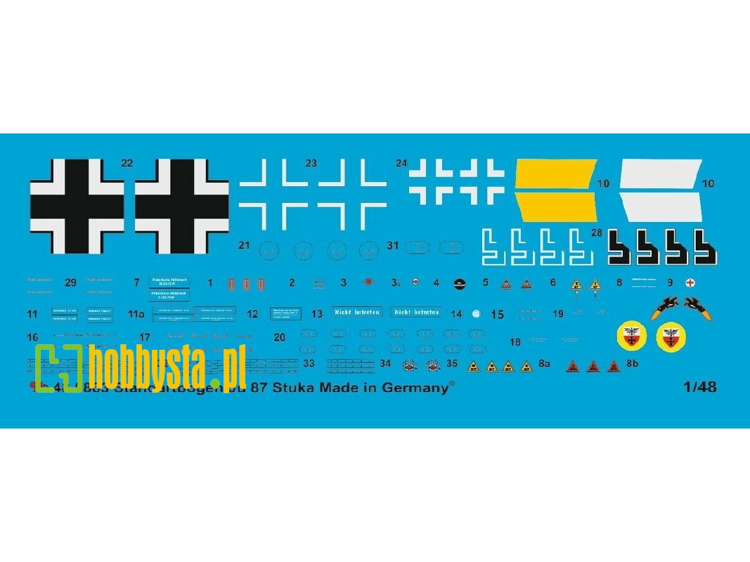 German Ju 87 Stuka Standard Stencils - image 1