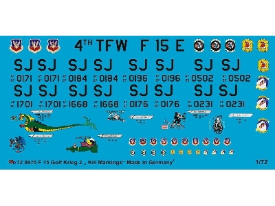 F 15 Nose Art And Kill Markings Gulf War 2 - image 1