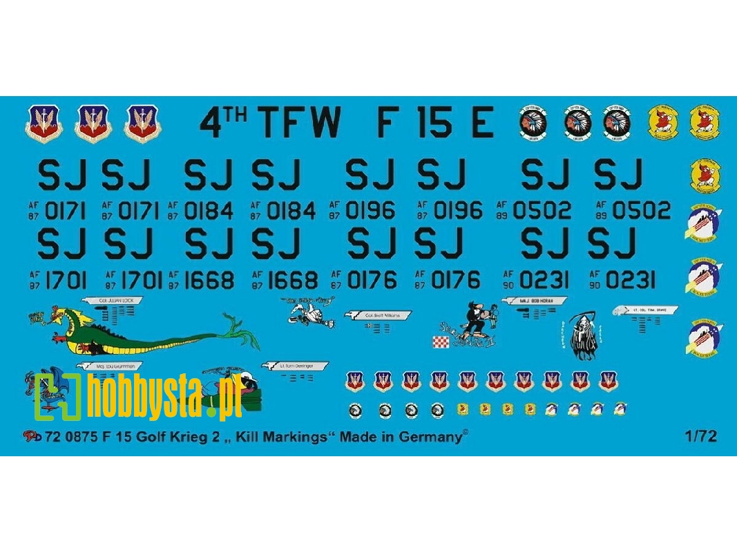 F 15 Nose Art And Kill Markings Gulf War 2 - image 1