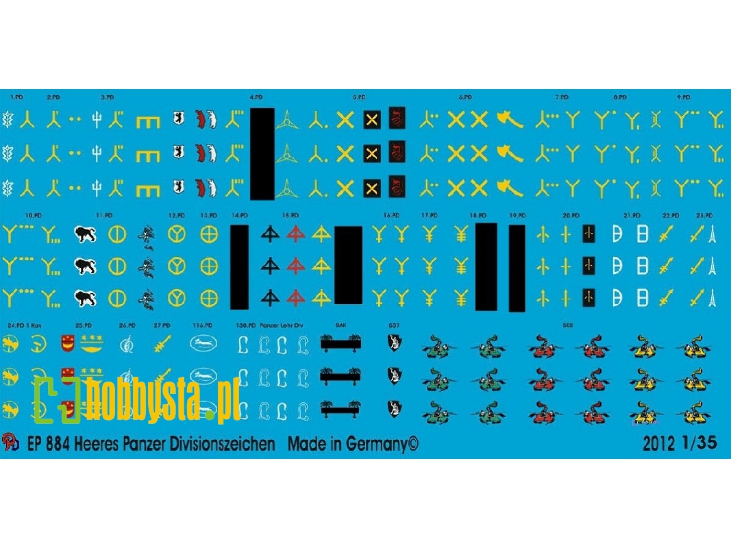 German Tank Division Unit Signs - image 1