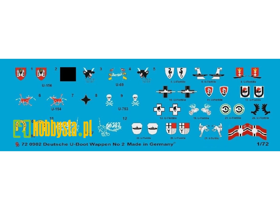 German Submarine Heraldic, Unit Markings And Flags No. 2 - image 1