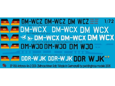 Antonov An-2 For Ddr Civil - Markings No. 1 - image 1