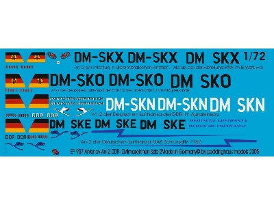 Antonov An-2 For Ddr Civil - Markings No. 2 - image 1