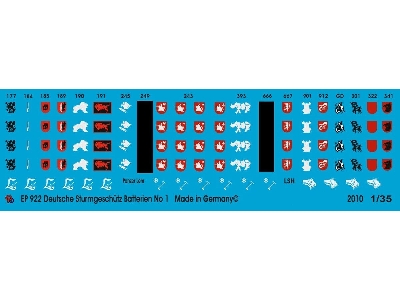 Stug Batteries Unit Markings No. 1 - image 1