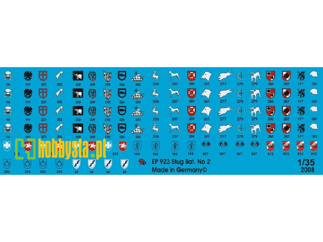Stug Batteries Unit Markings No. 2 - image 1