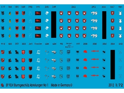 Stug Batteries Unit Markings No. 1 - image 1