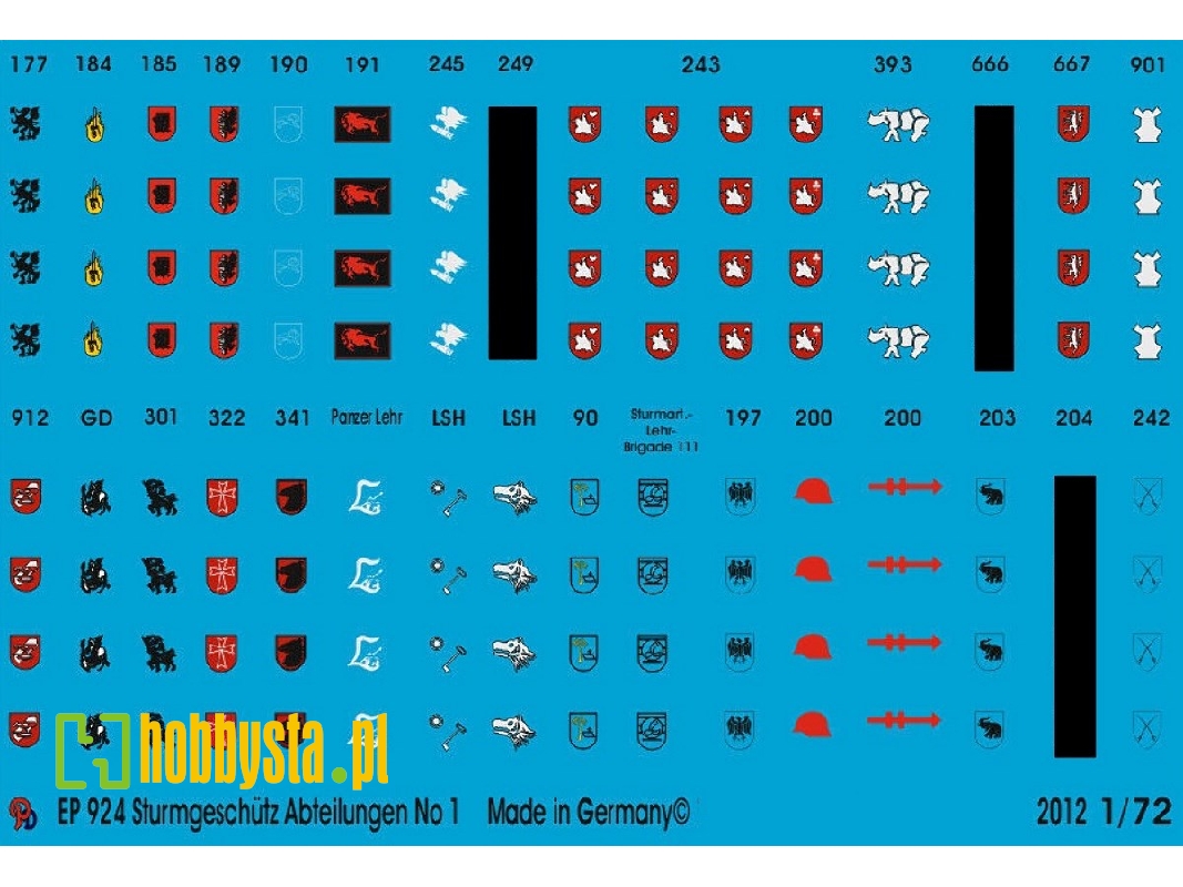 Stug Batteries Unit Markings No. 1 - image 1
