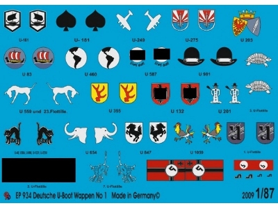 Submarine Heraldic, Unit Markings And Flags No. 1 - image 1