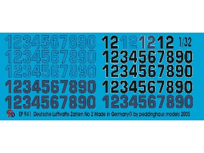 German Airforce Numbers No. 2 - image 1