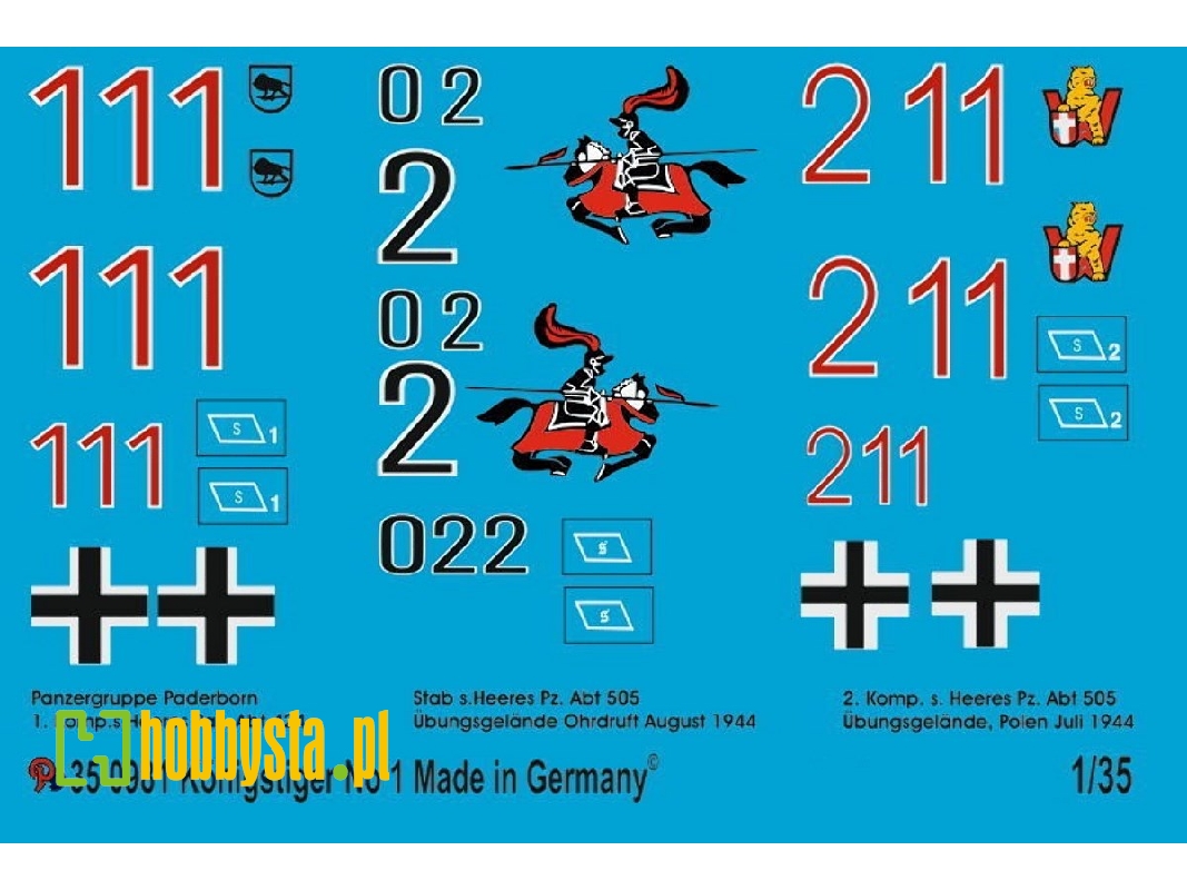 King Tiger Markings No. 1 - image 1