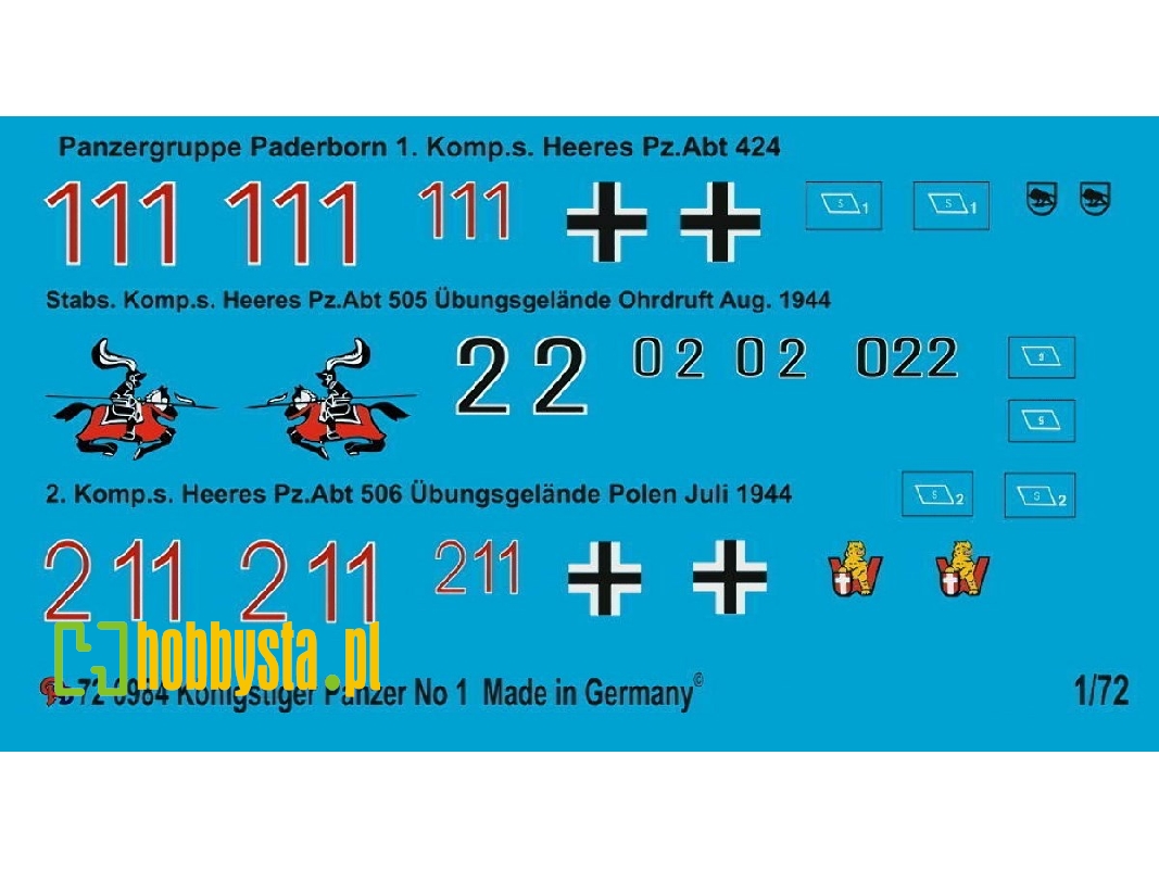 Tiger Ii Markings No. 1 - image 1