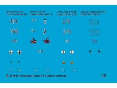 King Tiger Markings No. 1 - image 1