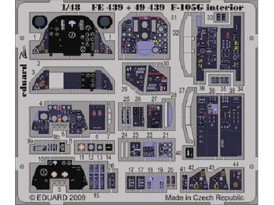 F-105G interior S. A. 1/48 - Hobby Boss - - image 1