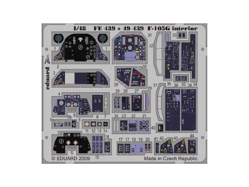 F-105G interior S. A. 1/48 - Hobby Boss - - image 1